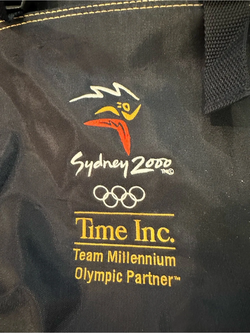 Vintage Sydney 2000 Olympics Time Inc Team Millennium Backpack Y2K